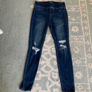 Old Navy Rockstar Mid-Rise distressed jeans size 2 skinny